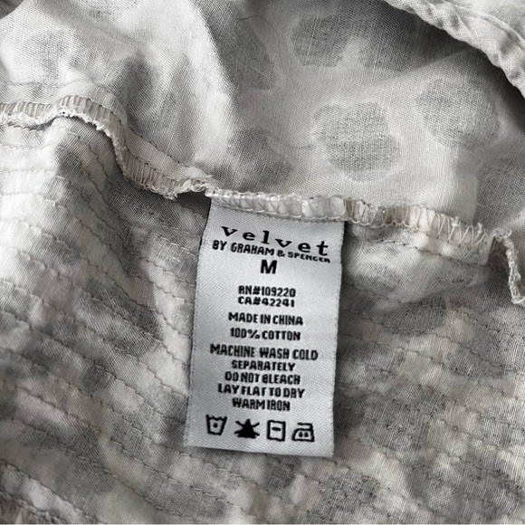 Lily Aldridge For Velvet Leopard Print Utility Jacket, Sz M - Picture 13 of 13